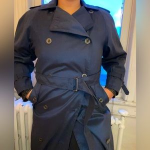 Jones New York Blue Trench